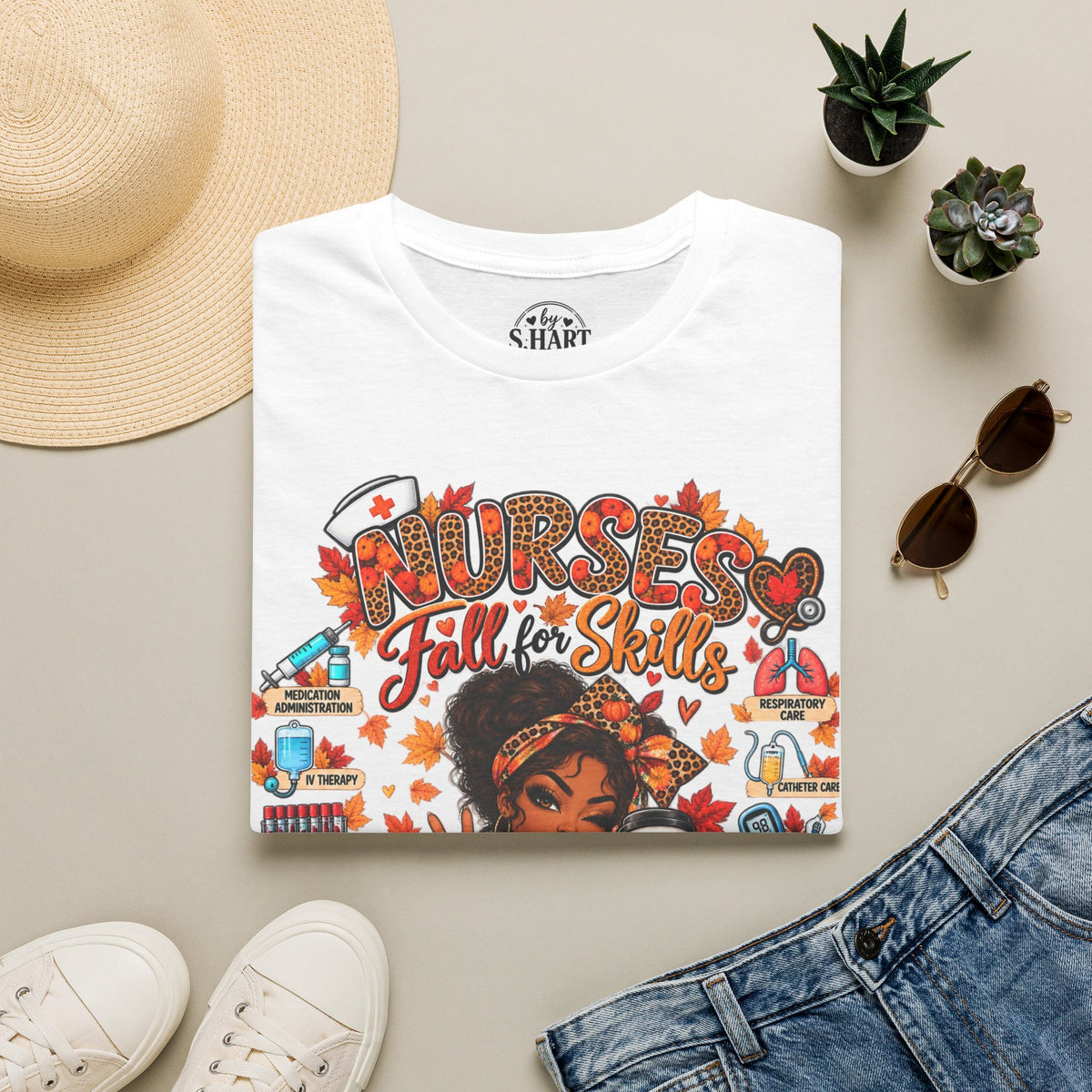 Unisex Nurse Fall Tee