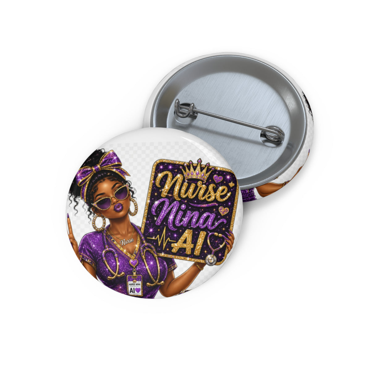 Custom Pin Buttons