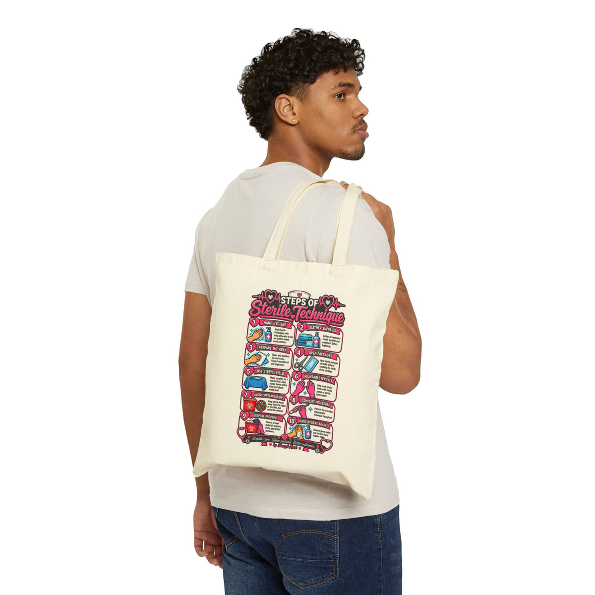 Sterile Tech Canvas Tote Bag