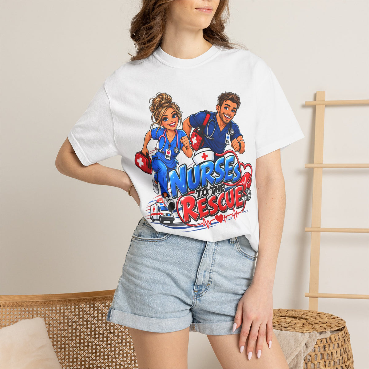 Unisex Nurses to the Rescue T-shirt