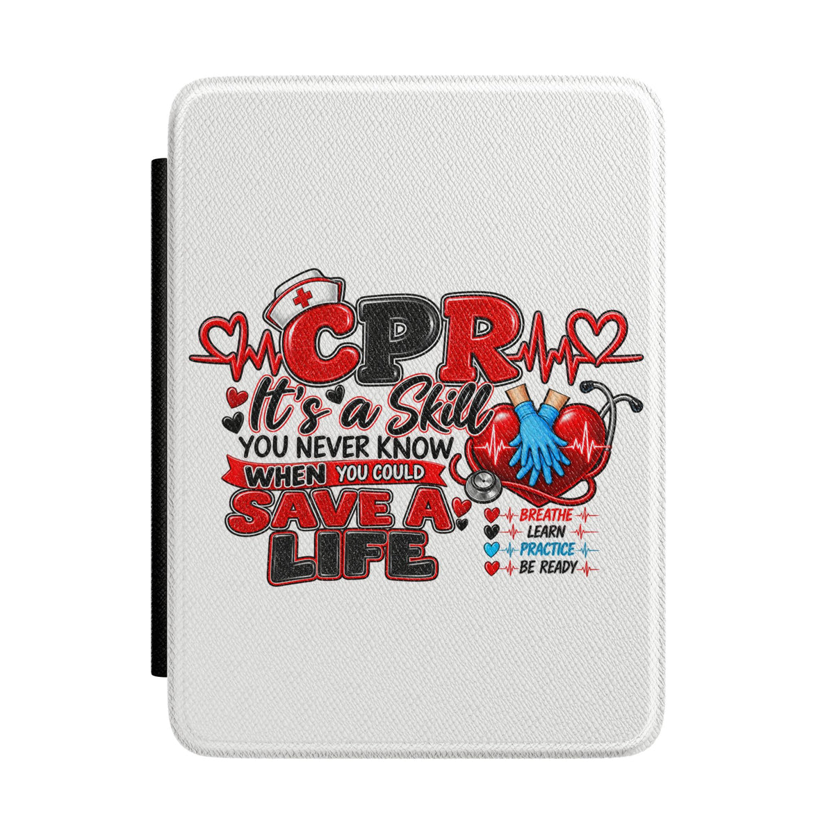 Kindle Case CPR SAVE LIVES