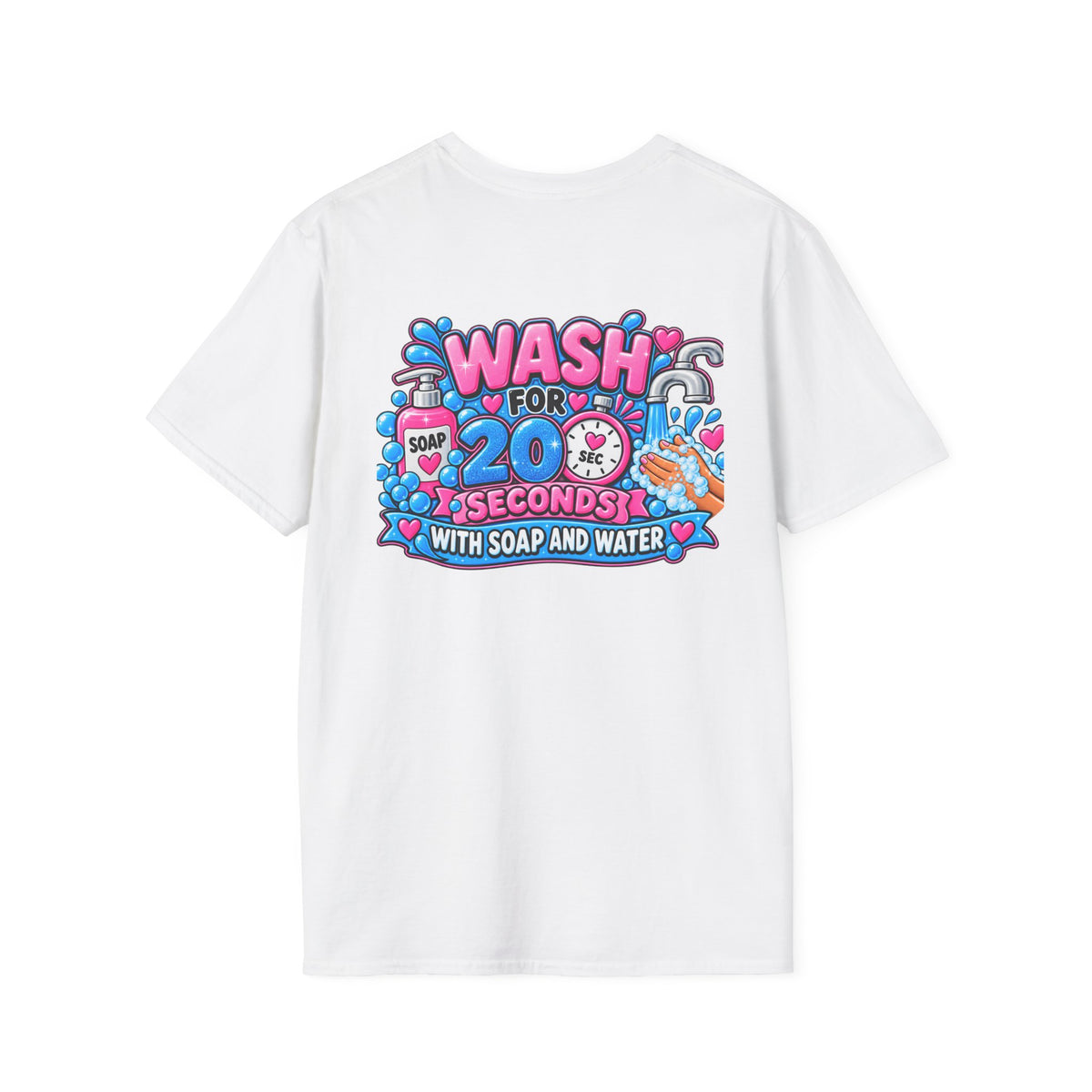 Unisex 20sec wash hands