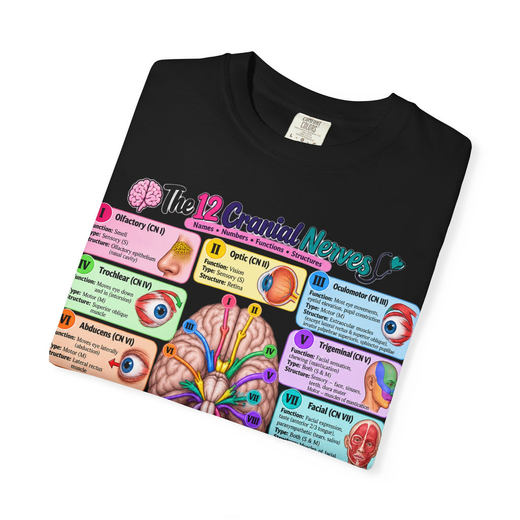 Unisex 12 Cranial Nerves