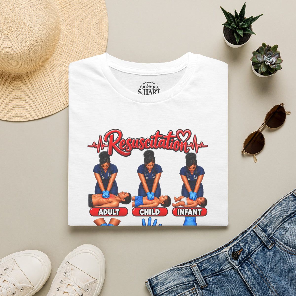 Unisex Resuscitation CPR TEE