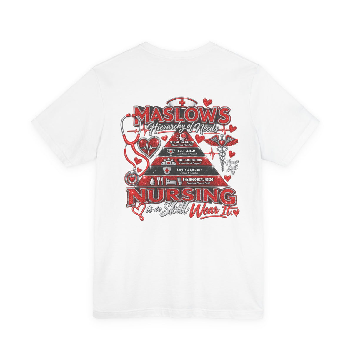 Maslow’s Hierarchy Red Tee